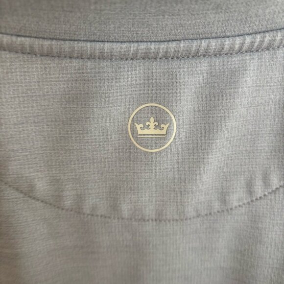 Peter Millar Crown Sport Gray Ross 1/4 Zip Pullover Mens L Exmoor Heritage Cup - Picture 4 of 9